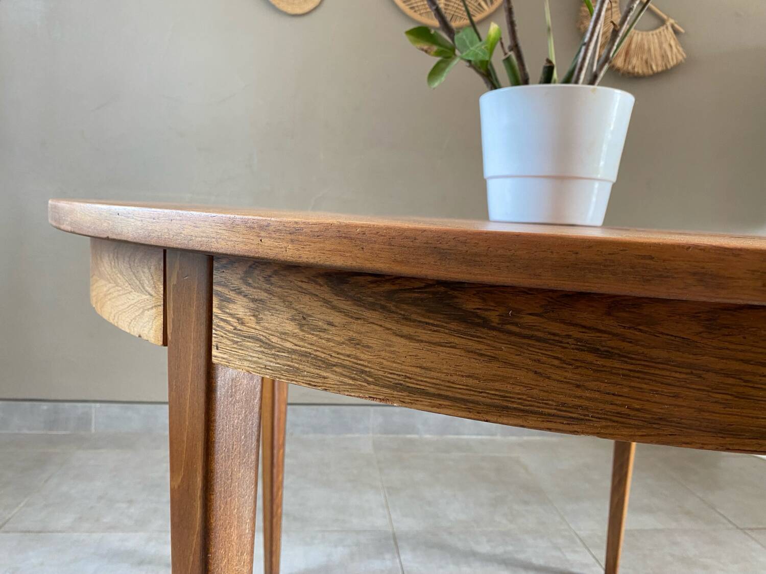 Vintage rosewood round table