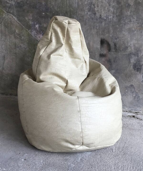 Fauteuil ou pouf en forme de poire - vintage design 1980