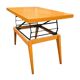 Table basse transformable scandinave en bois clair, années 60