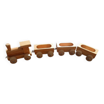 Little wooden train - Vintage