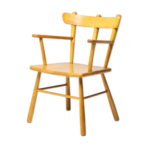 Fauteuil danois en bouleau - 1950