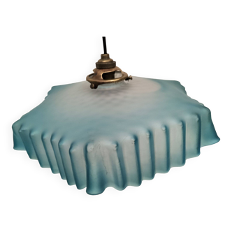 Opaline blue pendant light