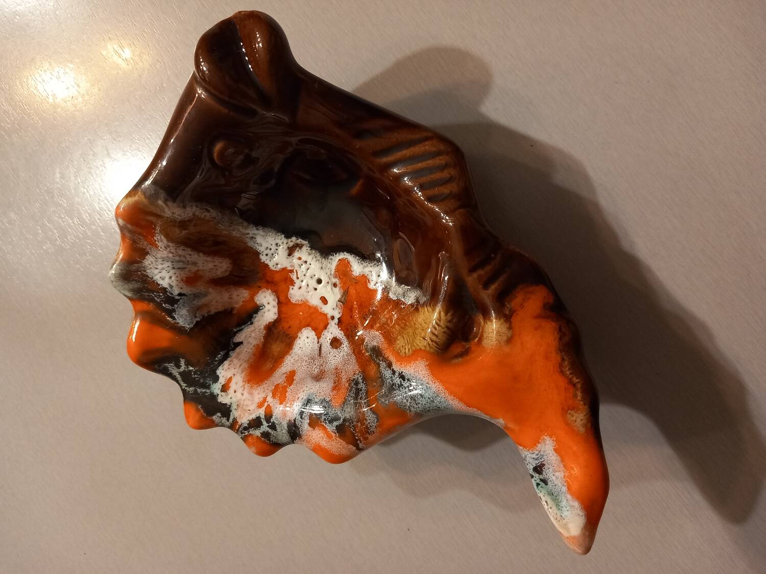 Vallauris ceramic ashtray or empty pocket