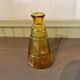 Art deco glass carafe in yellow