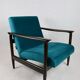 Fauteuil GFM-142 en velours vert par Edmund Homa, années 1970