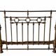 Early 20th century brass bed