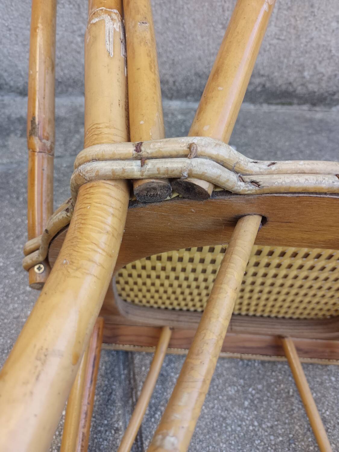 Vintage rattan chair