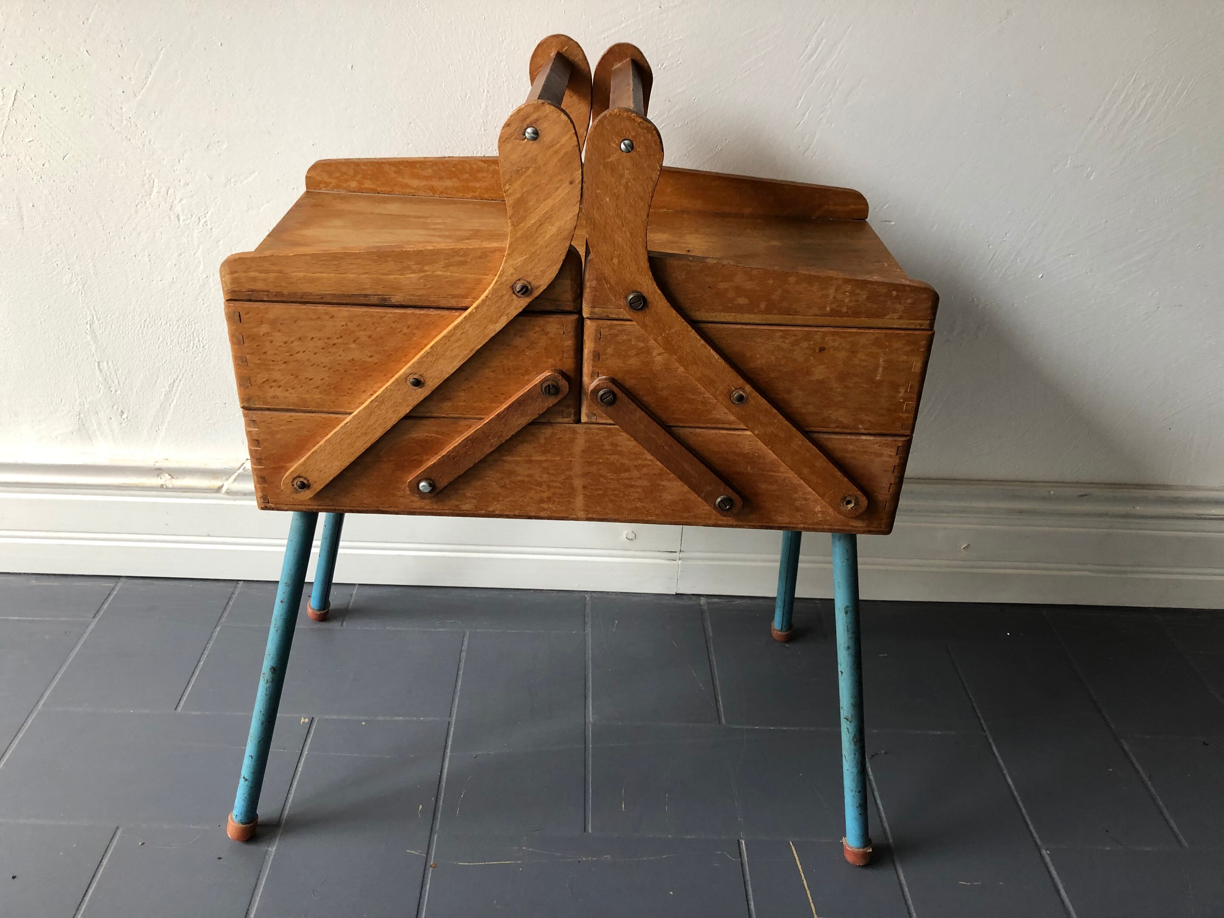 Vintage sewing basket