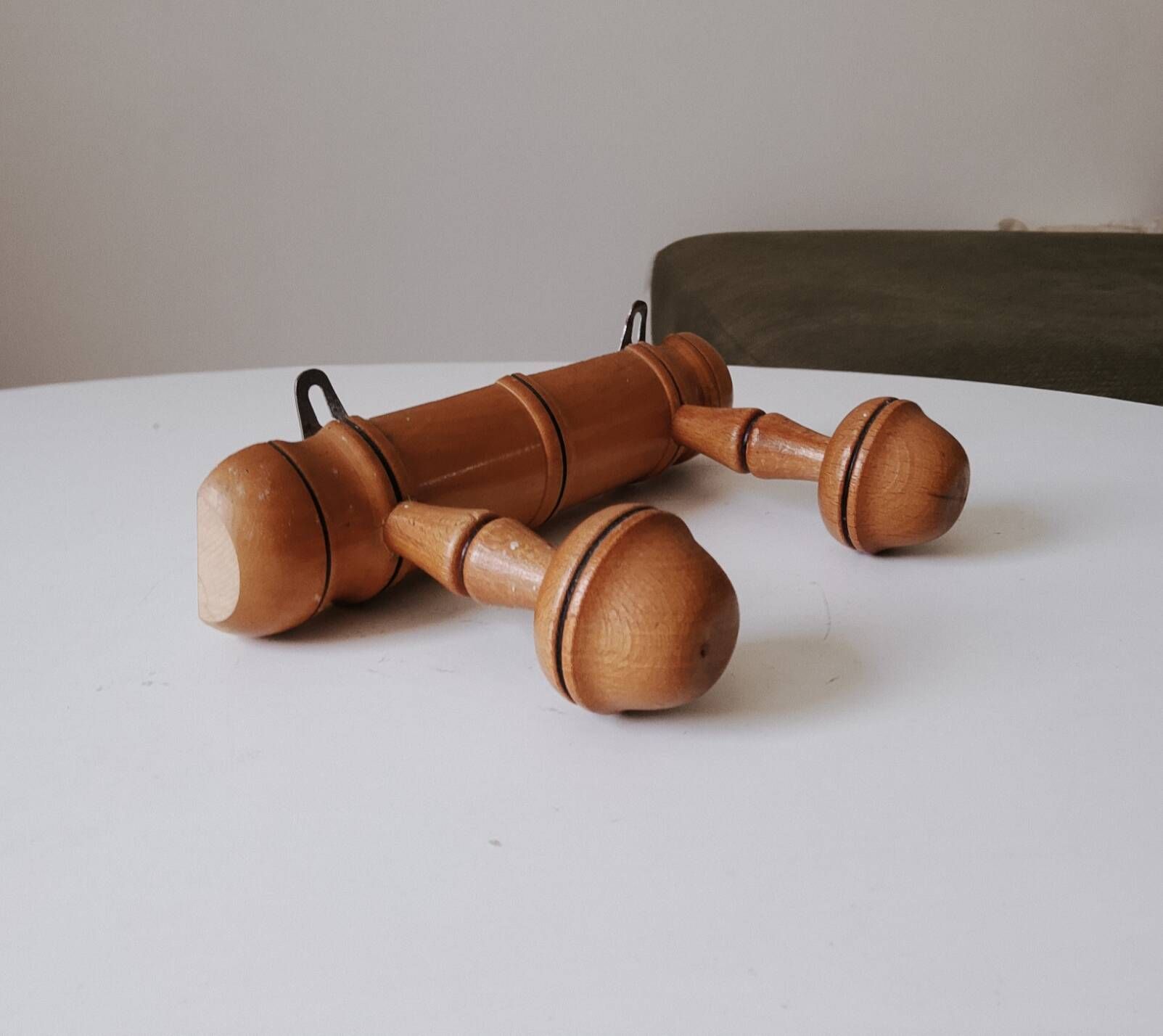 Vintage wall coat rack, popular art from the 60s/70s.