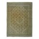1970s Vintage Persian Handmade Wool Cotton Brown Area Rug 292x392