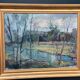 Swedish Oil on Canvas – “Obscured by Trees” by Hugo Carlberg