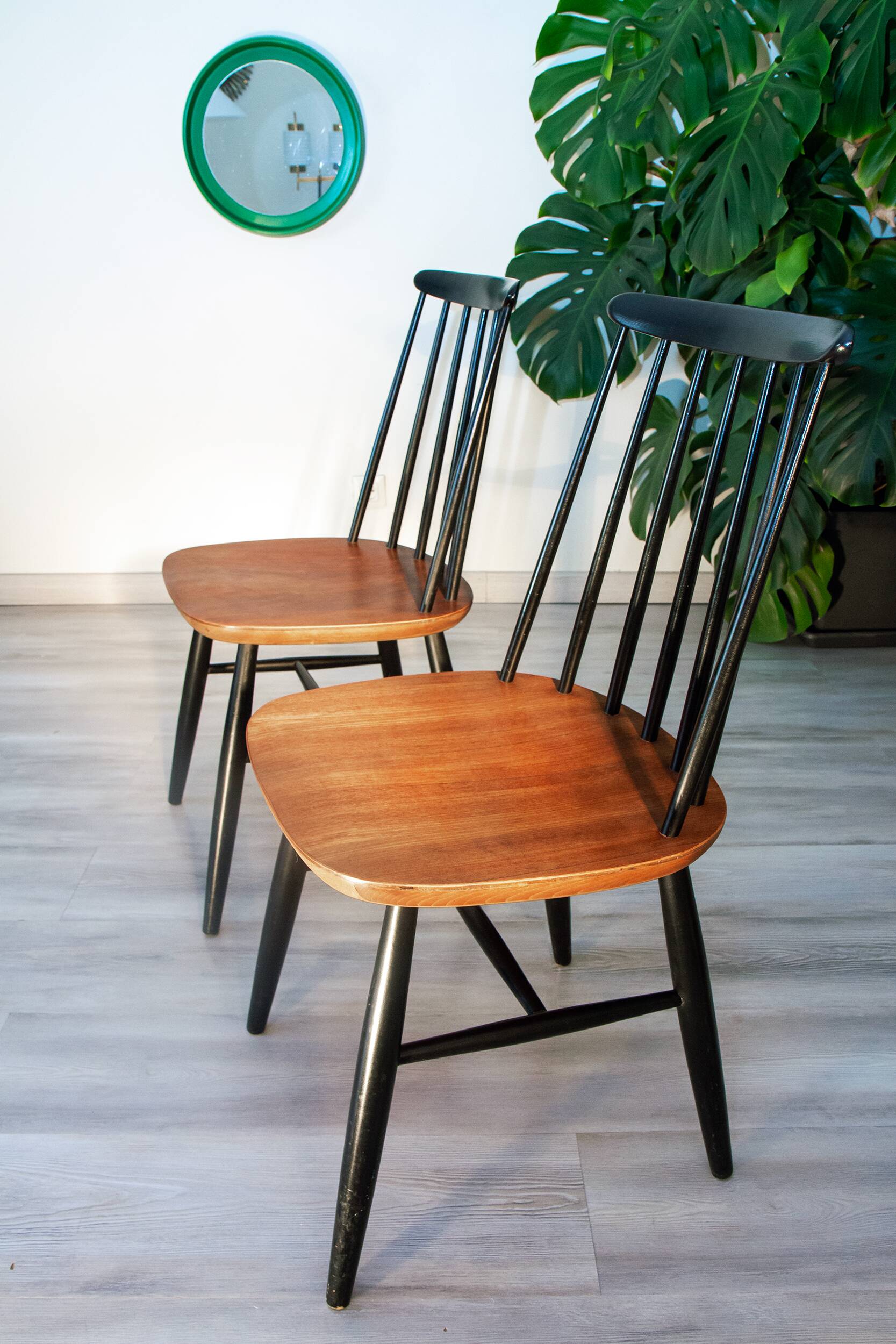 Vintage Scandinavian chair by I. Tapiovaara, Fanett model, 1960