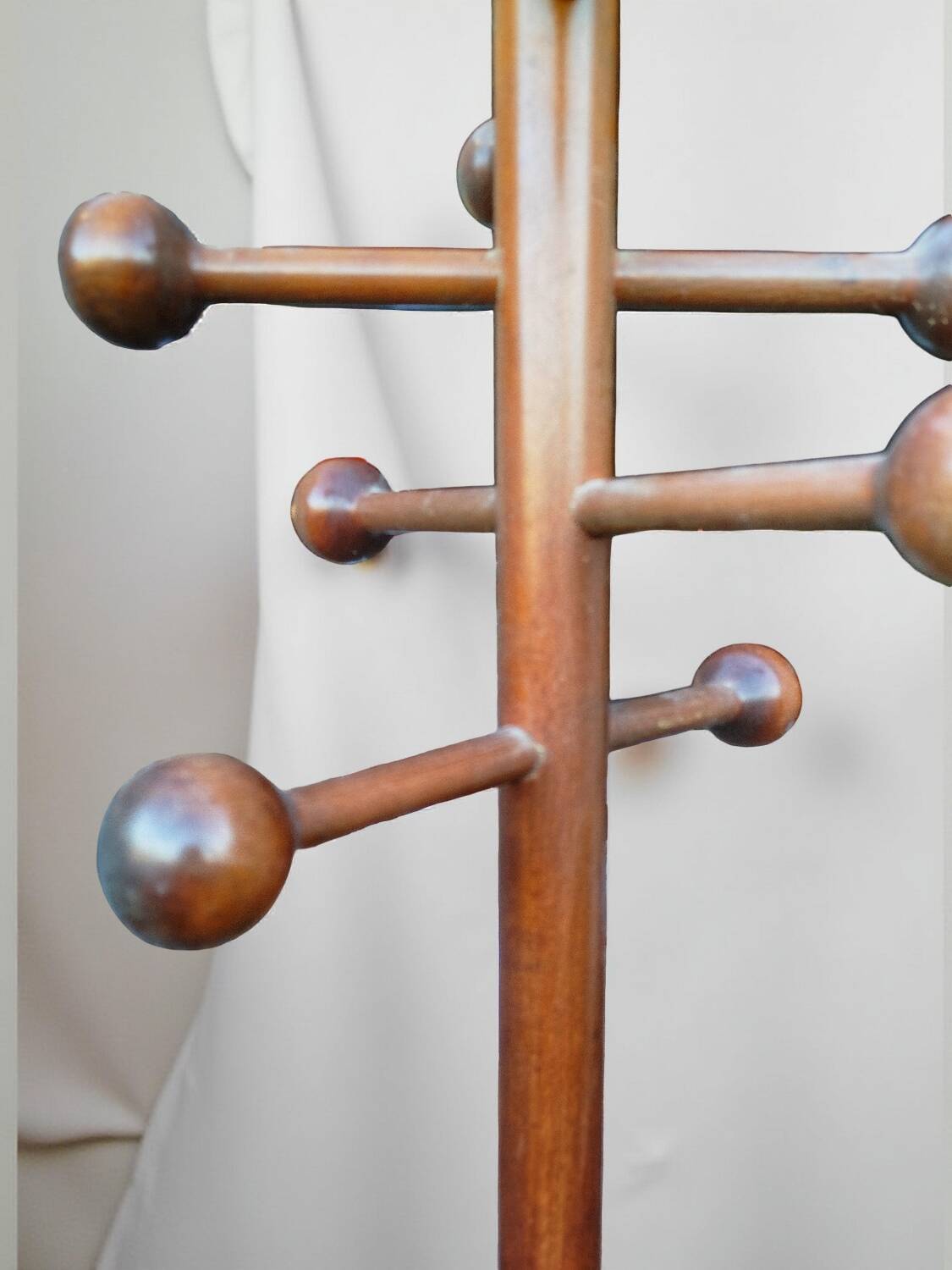 Scandinavian teak parrot coat rack – 1960