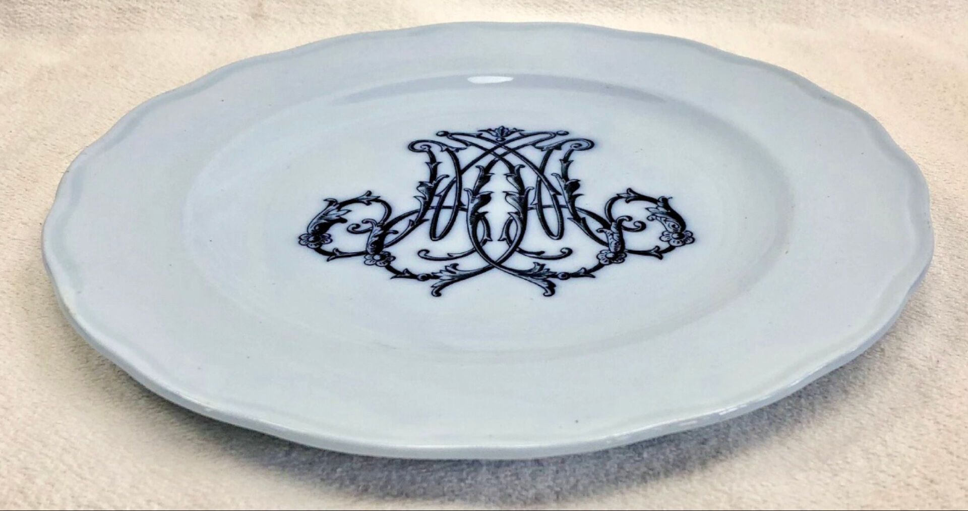 10 anciennes assiettes à dessert XIX Brown Westhead More & Co