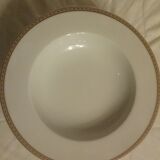 Fine porcelain soup plates