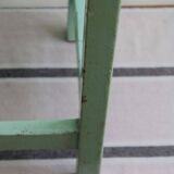 Wooden workshop stool