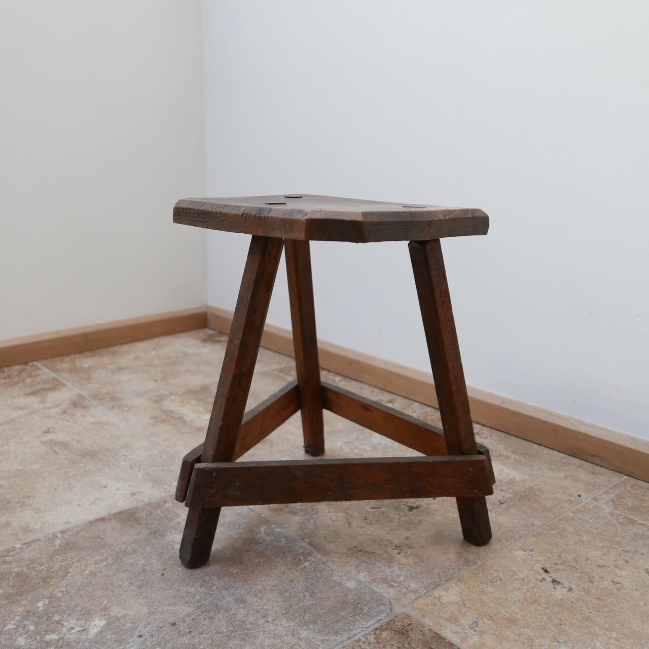 English wooden cutler's stool