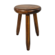 Tabouret tripode en bois