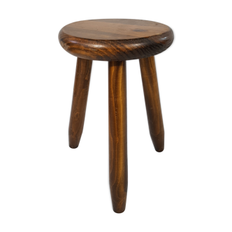 Wooden tripod stool
