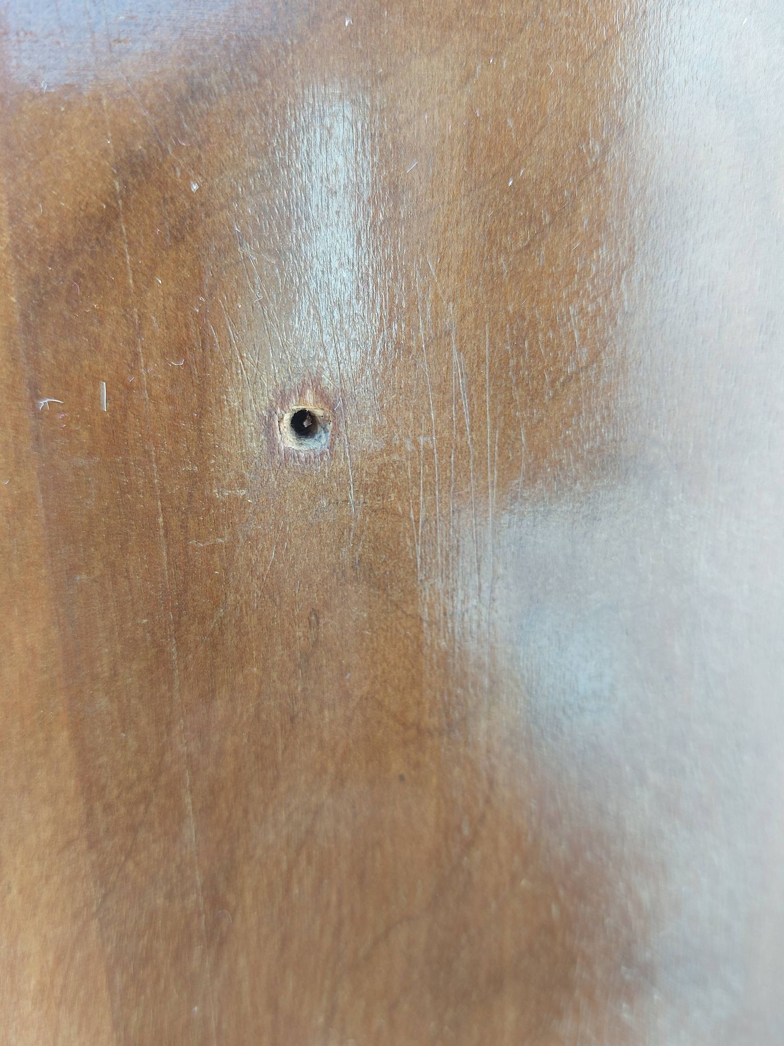 small wooden piece of furniture, vintage