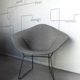 Fauteuil Diamond chair 421 par Harry Bertoia pour Knoll