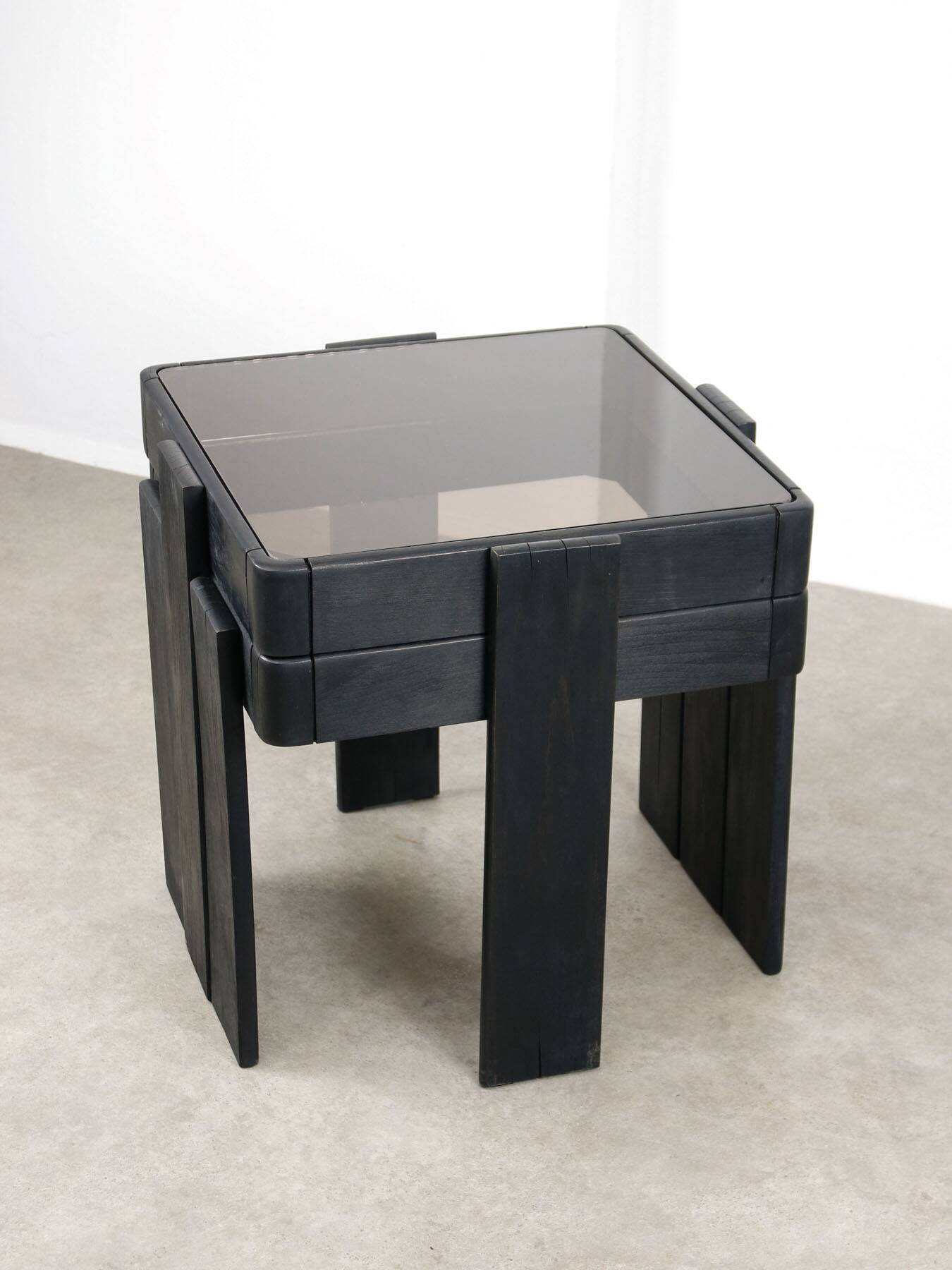 Vintage Nesting Tables by Gianfranco Frattini, Set of 2