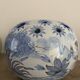 Nevers earthenware flower vase by A. Montagnon