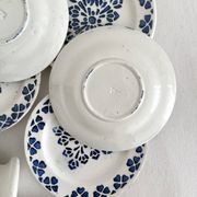 7 pieces of antique earthenware tea set