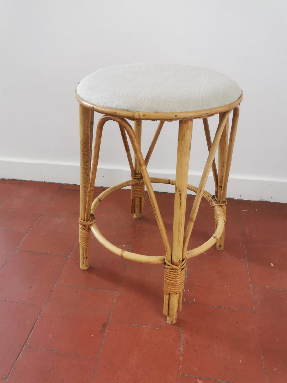 Rattan stool