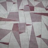 Unique Big Extra Large Abstract Design Geometric Carpet / Rug, 1950s