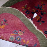 Former carpet oval chinese 89x 150cm, 1920
