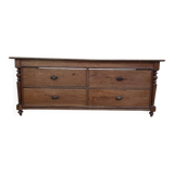 Enfilade - Meuble de métier en chêne époque Louis Philippe