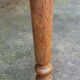 Oak farmhouse table turned legs