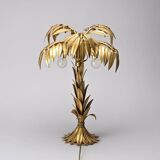 Gold Metal Table Lamp by Hans Kögl circa 1970