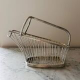 Silver-plated bottle holder