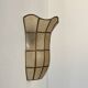 Vintage wall light, mother-of-pearl and brass, France, 1970.