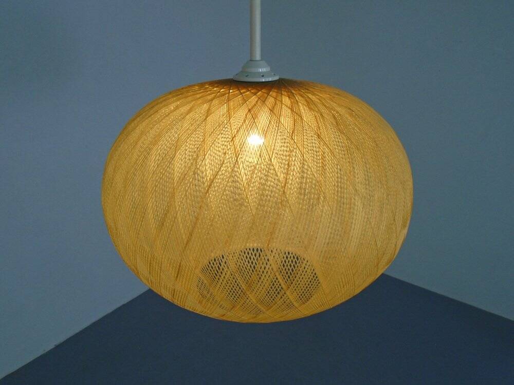 Spun Fibreglass Pendant Lamp, Germany, 1960s