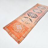 3x10 Turkish Vintage Runner Rug, 90x300Cm