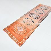 Tapis de couloir turc vintage 3x10, 90x300 cm