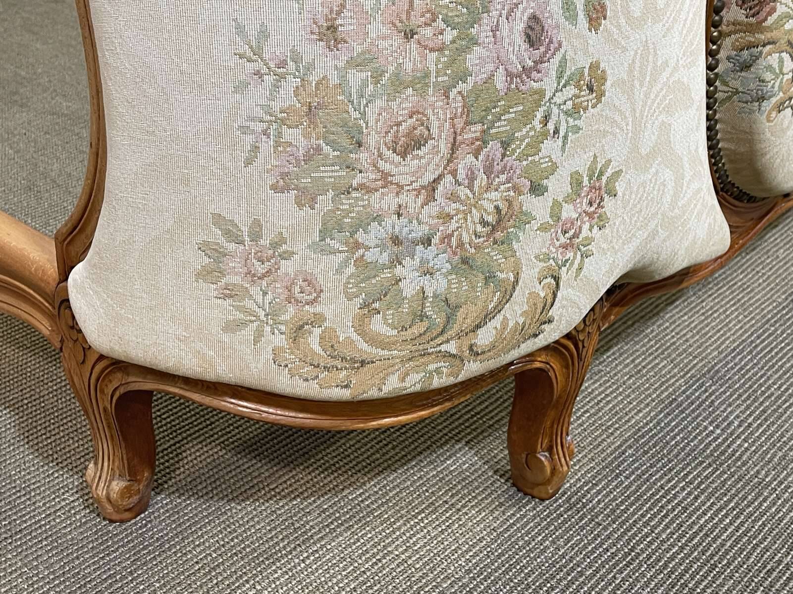Lit basket in Louis XV style from the 1970s.