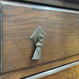 Pair of English oak chiffoniers from the 1930s