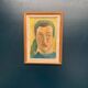 Huile sur panneau d'origine suédoise – "Portrait" par A.-S. Nilsson – Signé – Vintage et encadré – 44 × 32 cm (17,3" × 12,6")