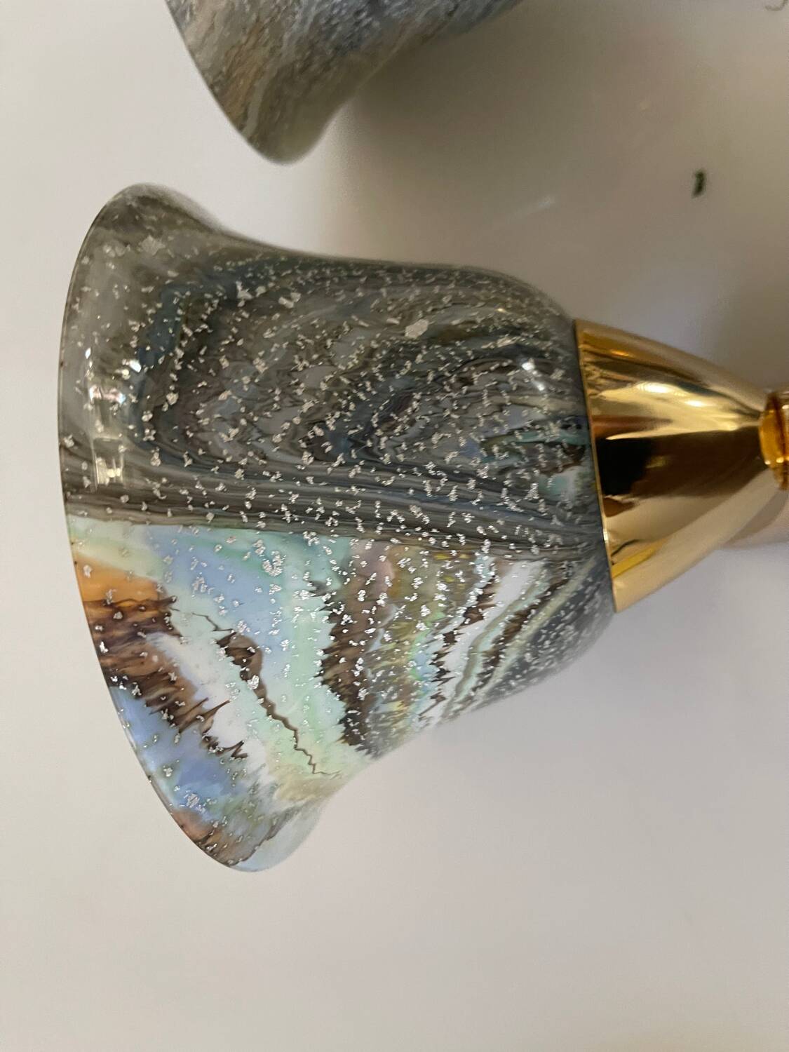 Venetian Art Murano Glass Sconces Set of 2