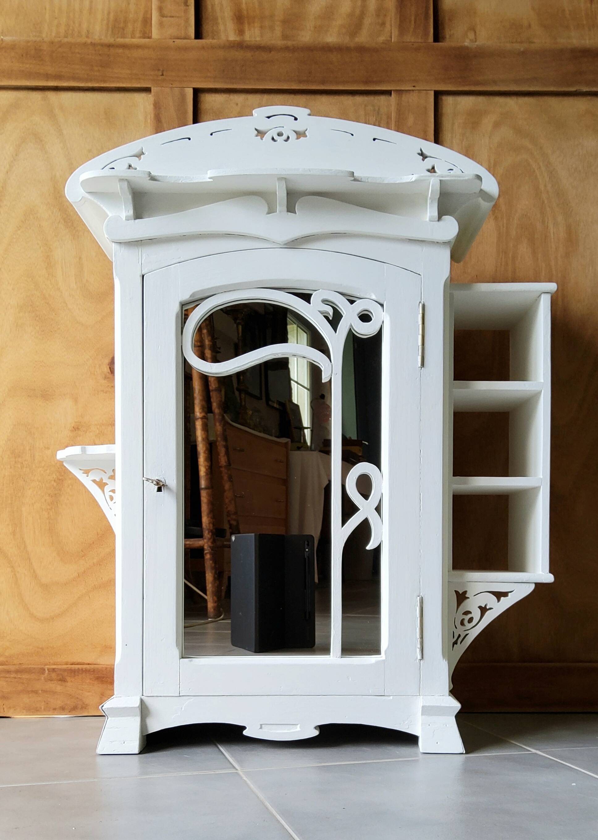 Antique bathroom cabinet