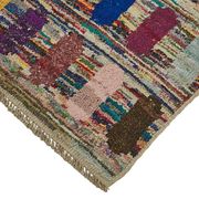 Tapis boho recyclé turc fait main 94 cm x 275 cm