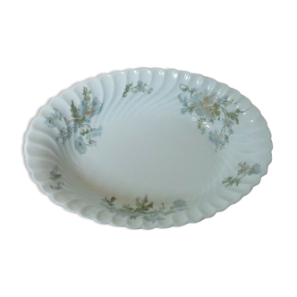 Plat ovale corbeille porcelaine de Limoges haviland modele margau