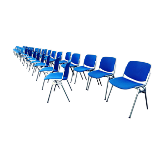 Series of 40 chairs by G. Piretti for Castelli Anonima Castelli, Italy, 1970s