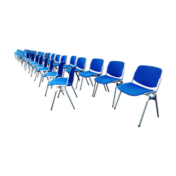Series of 40 chairs by G. Piretti for Castelli Anonima Castelli, Italy, 1970s