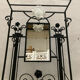 Art Deco coat rack wrought iron wardrobe
