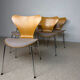 6 chairs Series 7 – Arne Jacobsen for Fritz Hansen